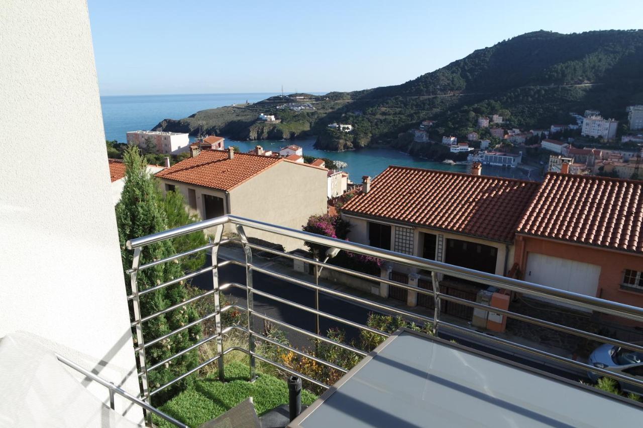Résidence Costa Vermella, vue mer et montagne au calme Cerbère Extérieur photo